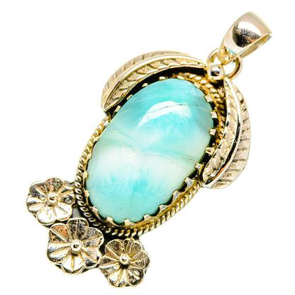 Larimar Pendants handcrafted by Ana Silver Co - PD10159
