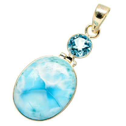 Larimar Pendants handcrafted by Ana Silver Co - PD10185