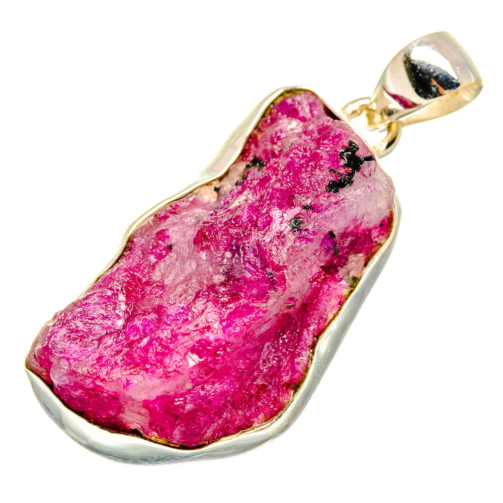 Ruby Fuchsite Pendants handcrafted by Ana Silver Co - PD10189