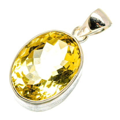 Lemon Quartz Pendants handcrafted by Ana Silver Co - PD10196