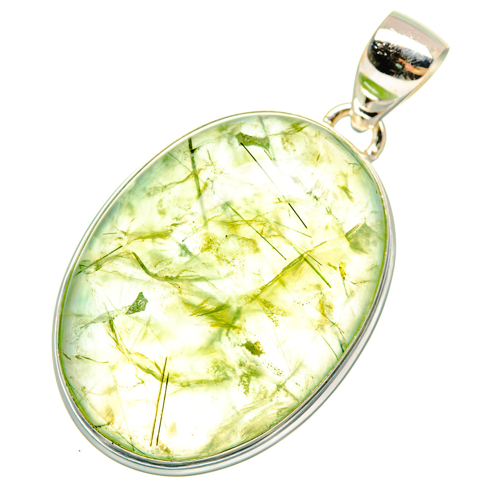 Prehnite Pendants handcrafted by Ana Silver Co - PD10203