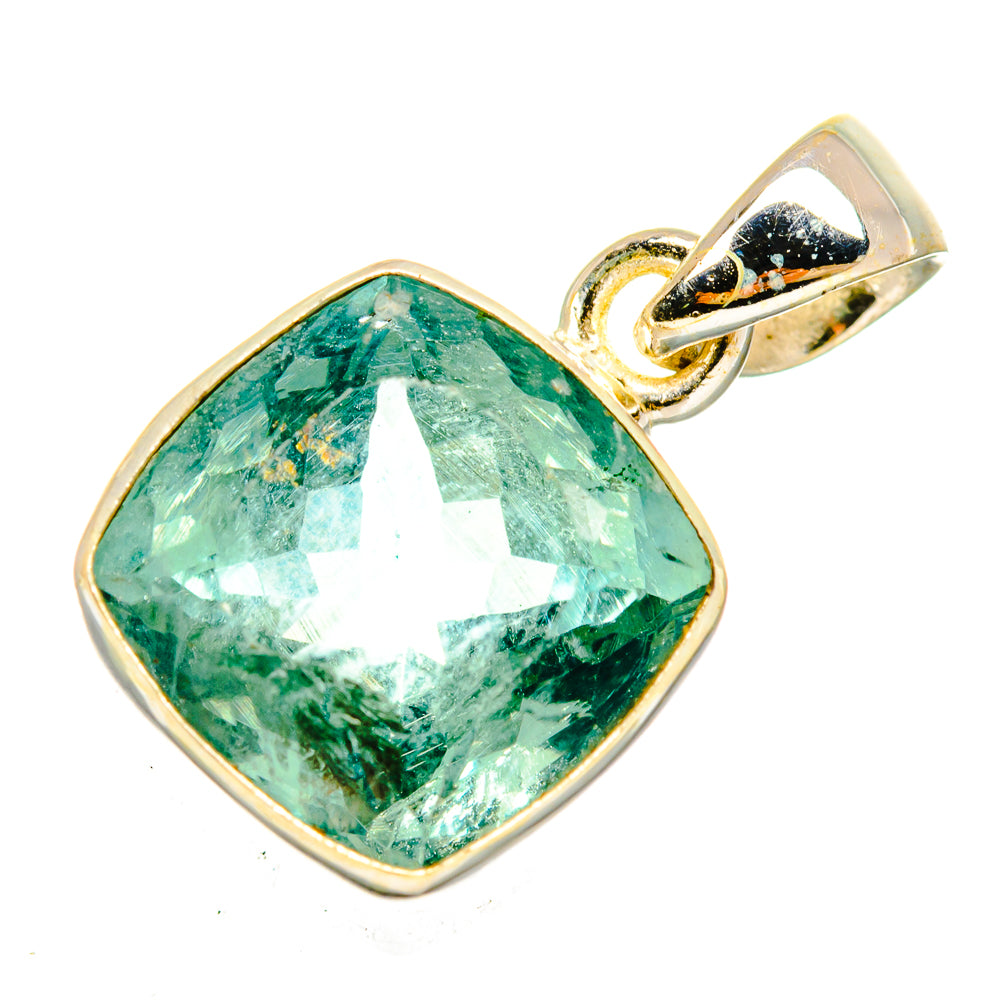 Green Fluorite Pendants handcrafted by Ana Silver Co - PD10220