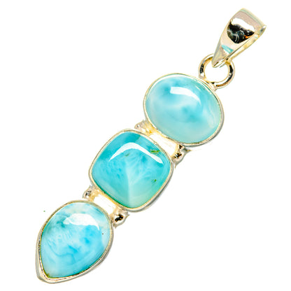 Larimar Pendants handcrafted by Ana Silver Co - PD10231