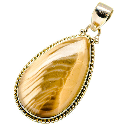 Striped Flint Pendants handcrafted by Ana Silver Co - PD10233