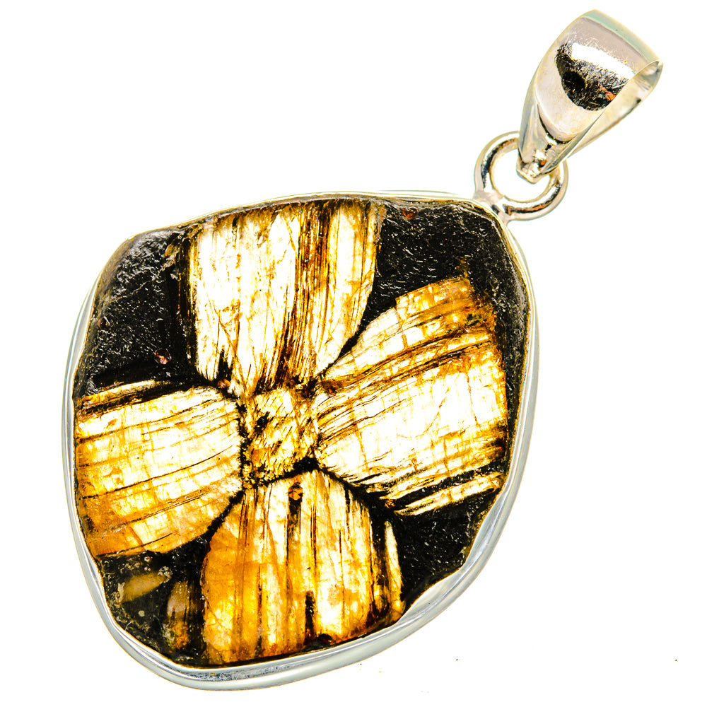 Chiastolite Pendants handcrafted by Ana Silver Co - PD10240