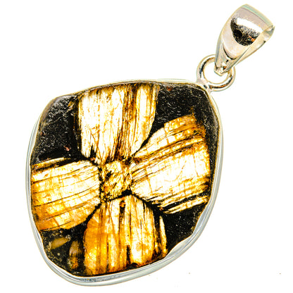 Chiastolite Pendants handcrafted by Ana Silver Co - PD10240