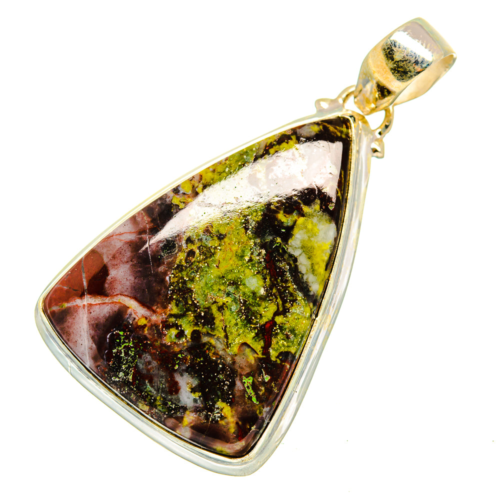 Dragon Blood Jasper Pendants handcrafted by Ana Silver Co - PD10249