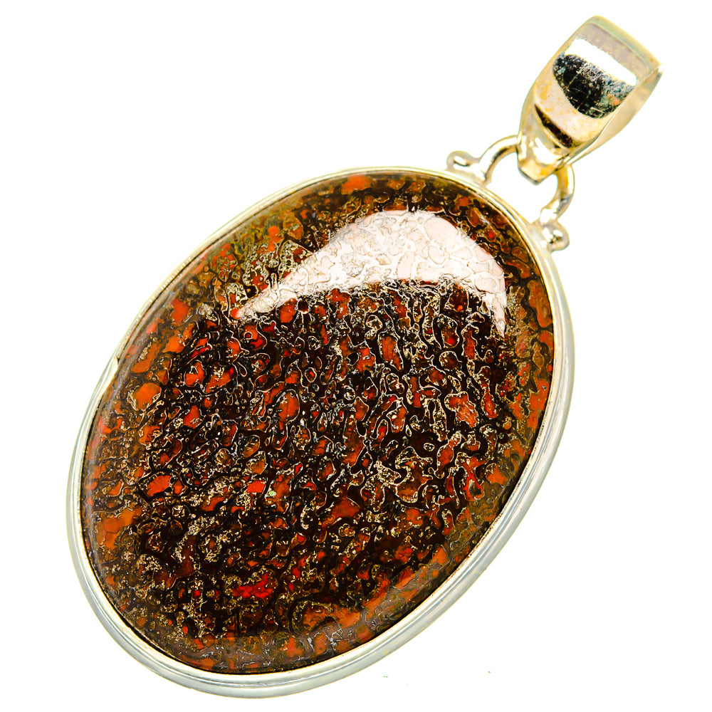 Dinosaur Bone Pendants handcrafted by Ana Silver Co - PD10264