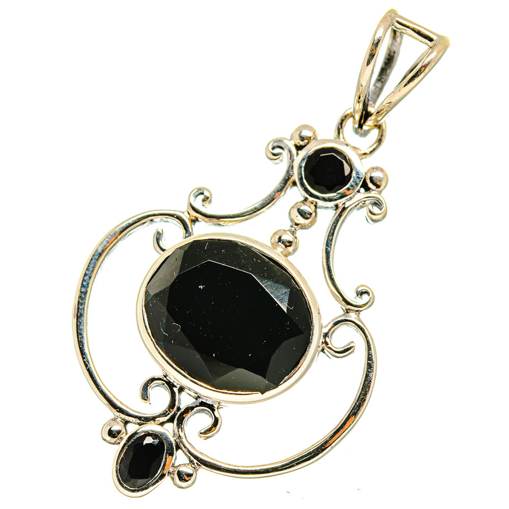 Black Onyx Pendants handcrafted by Ana Silver Co - PD10269
