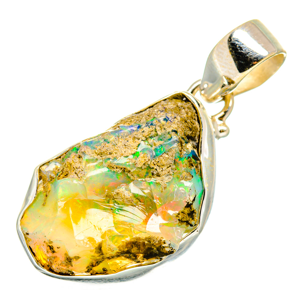 Ethiopian Opal Pendants handcrafted by Ana Silver Co - PD10273