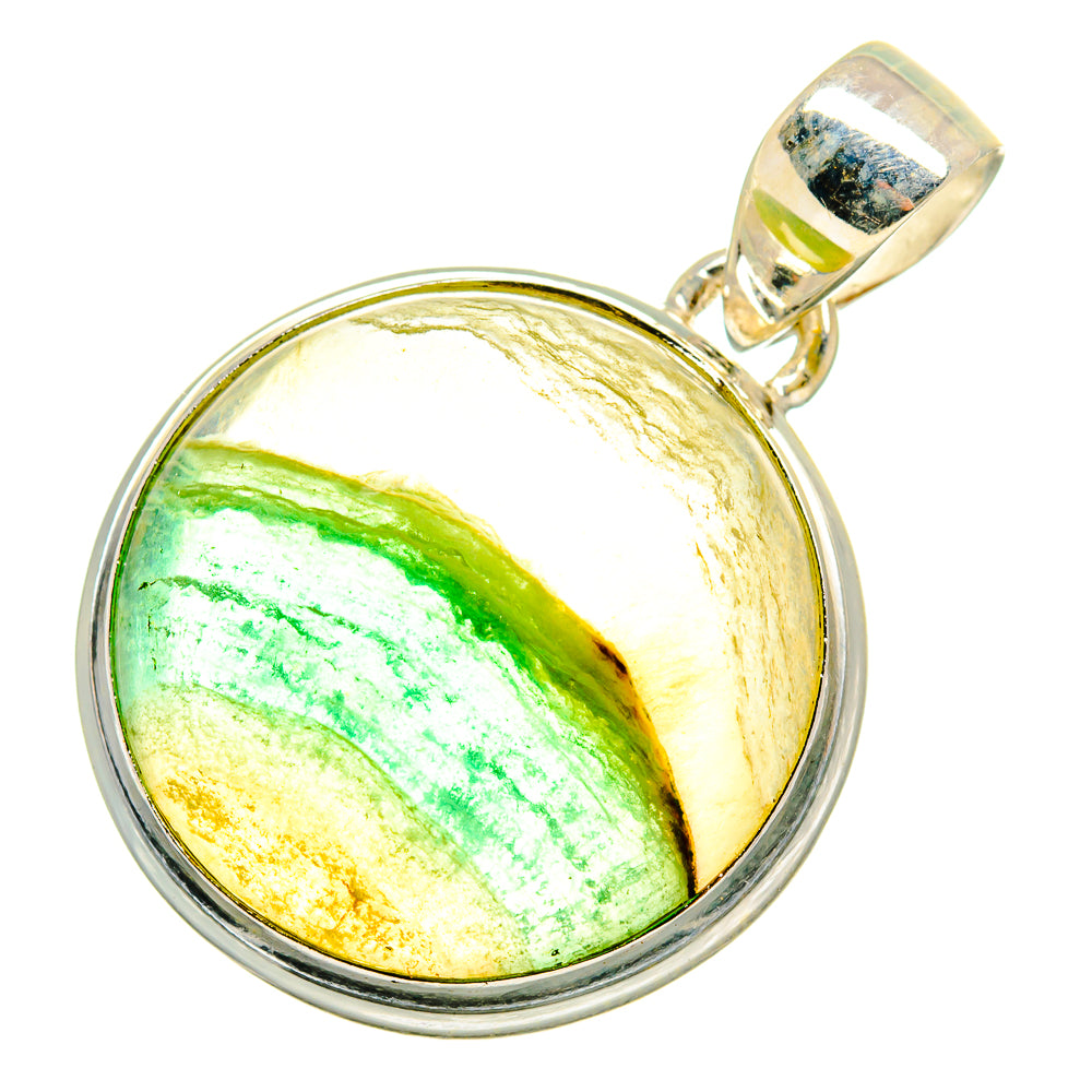 Green Fluorite Pendants handcrafted by Ana Silver Co - PD10278