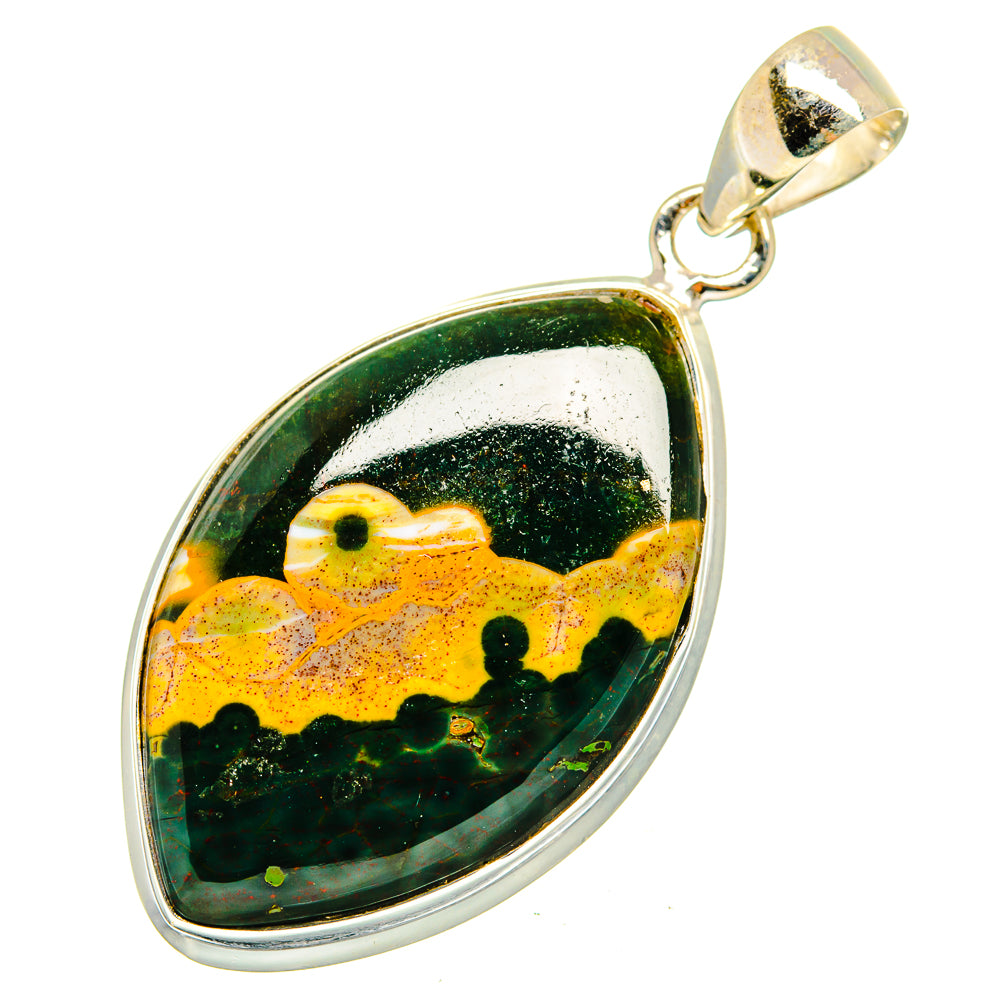 Ocean Jasper Pendants handcrafted by Ana Silver Co - PD10280