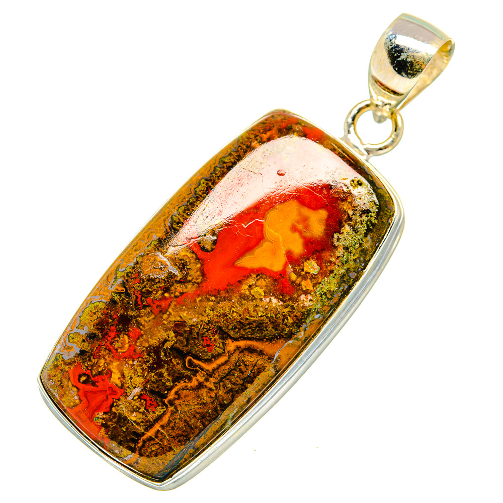 Moroccan Agate Pendants handcrafted by Ana Silver Co - PD10285