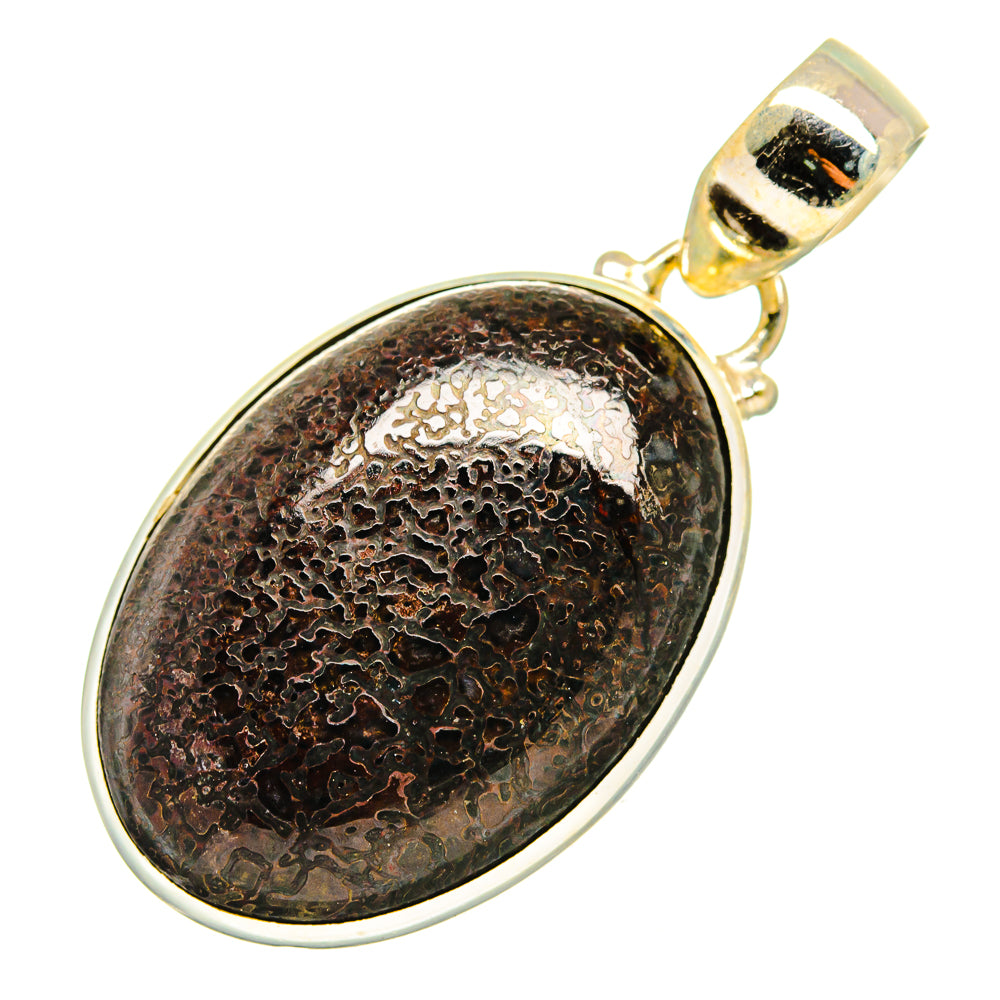 Dinosaur Bone Pendants handcrafted by Ana Silver Co - PD10294