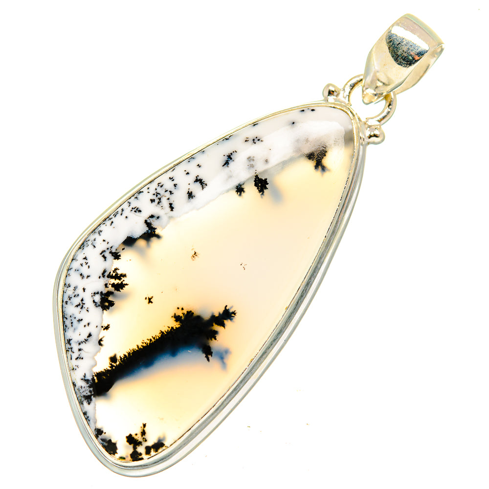 Dendritic Opal Pendants handcrafted by Ana Silver Co - PD10296