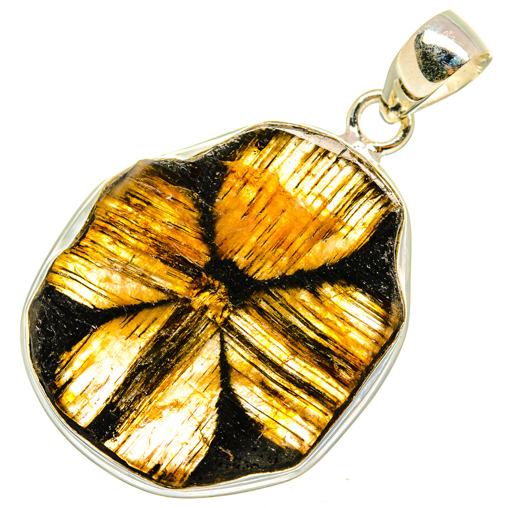 Chiastolite Pendants handcrafted by Ana Silver Co - PD10302