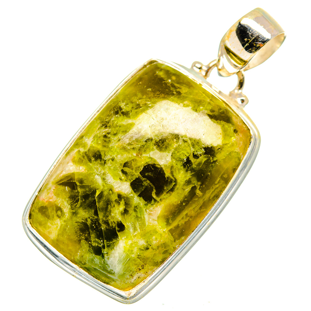 Australian Green Opal Pendants handcrafted by Ana Silver Co - PD10324