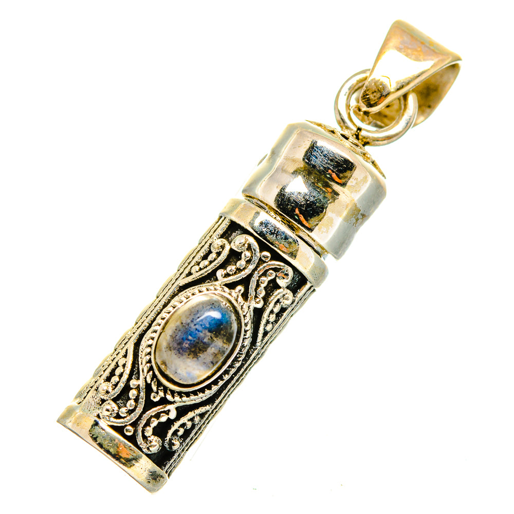 Rainbow Moonstone Pendants handcrafted by Ana Silver Co - PD10327