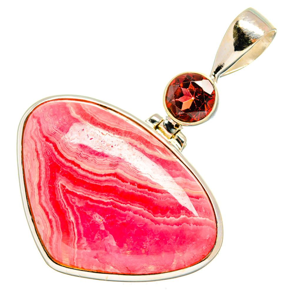 Rhodochrosite Pendants handcrafted by Ana Silver Co - PD10344