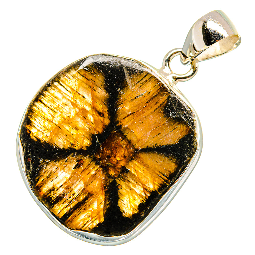 Chiastolite Pendants handcrafted by Ana Silver Co - PD10346