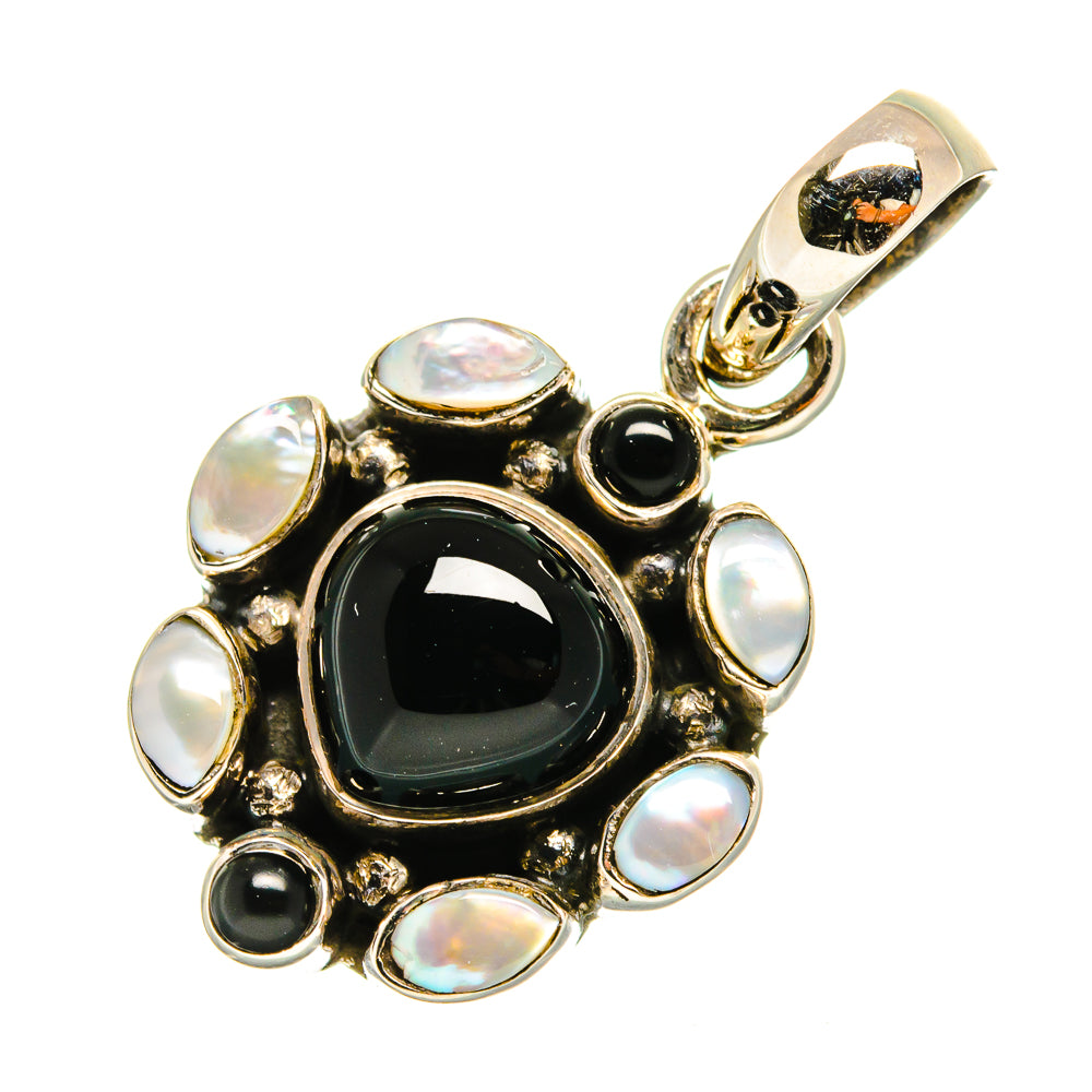 Black Onyx Pendants handcrafted by Ana Silver Co - PD10361