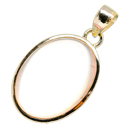 Rose Quartz Pendants handcrafted by Ana Silver Co - PD10372