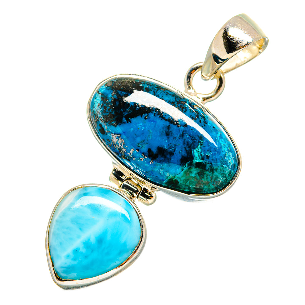 Shattuckite Pendants handcrafted by Ana Silver Co - PD10373