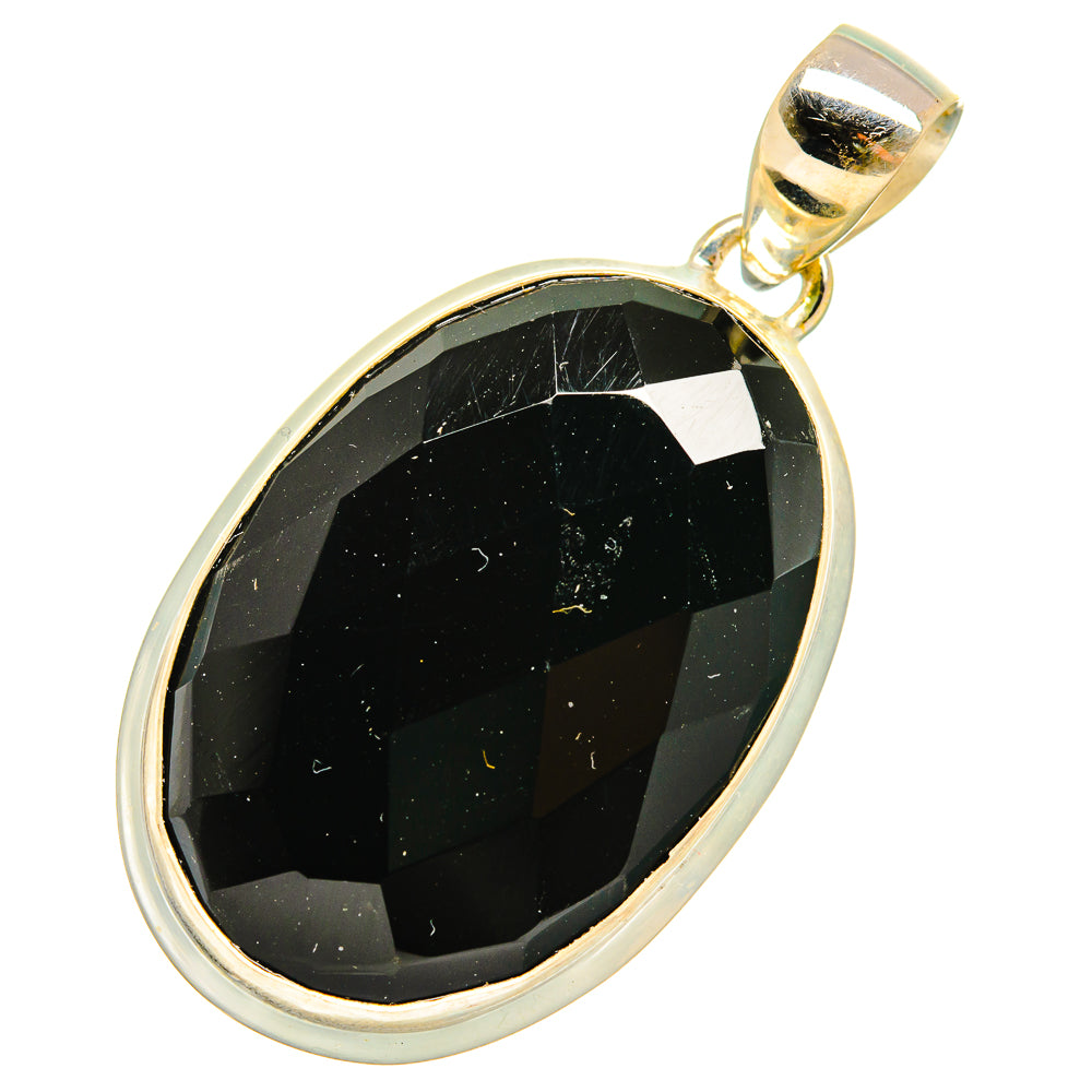 Black Onyx Pendants handcrafted by Ana Silver Co - PD10375