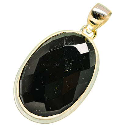 Black Onyx Pendants handcrafted by Ana Silver Co - PD10375