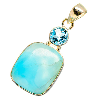 Larimar Pendants handcrafted by Ana Silver Co - PD10377