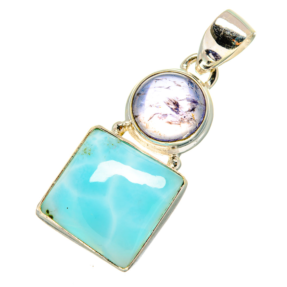 Larimar Pendants handcrafted by Ana Silver Co - PD10378