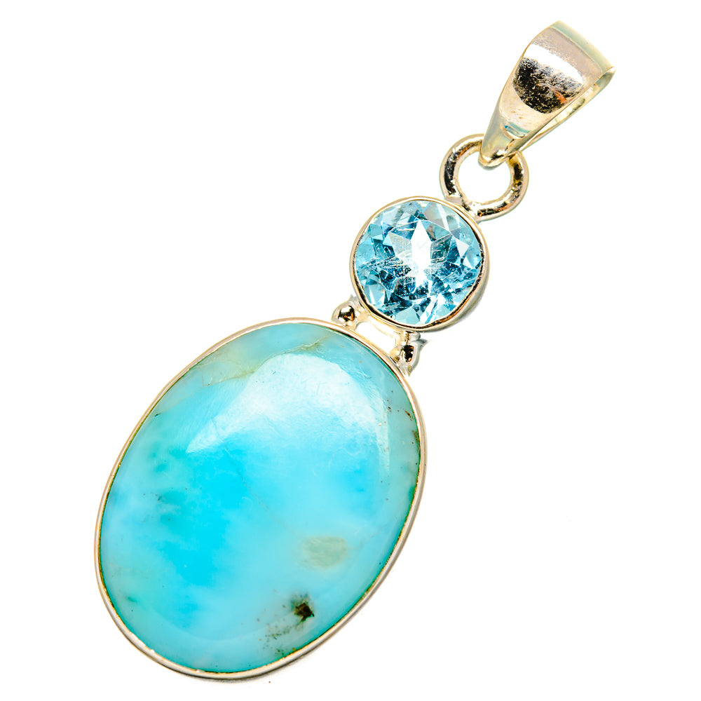 Larimar Pendants handcrafted by Ana Silver Co - PD10379