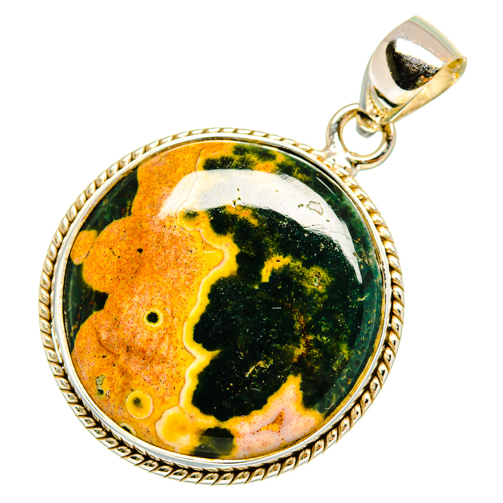 Ocean Jasper Pendants handcrafted by Ana Silver Co - PD10386