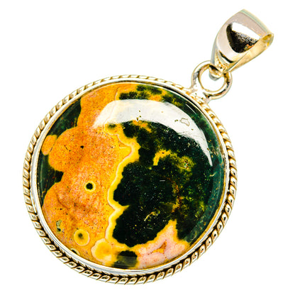 Ocean Jasper Pendants handcrafted by Ana Silver Co - PD10386