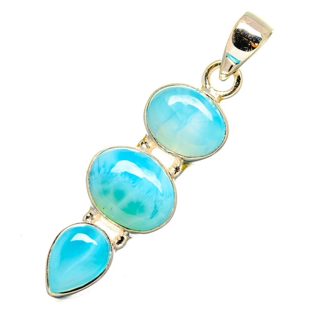 Larimar Pendants handcrafted by Ana Silver Co - PD10399