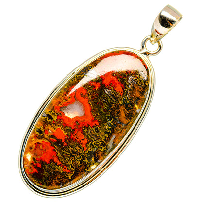 Moroccan Agate Pendants handcrafted by Ana Silver Co - PD10402