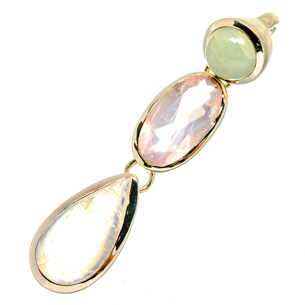 Rainbow Moonstone Pendants handcrafted by Ana Silver Co - PD10411