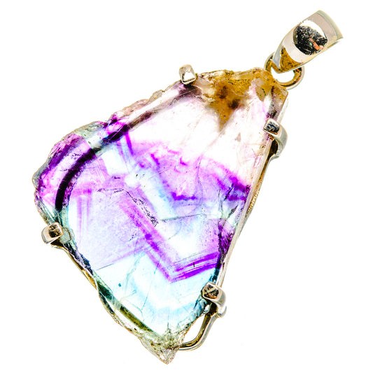 Fluorite Pendants handcrafted by Ana Silver Co - PD10412