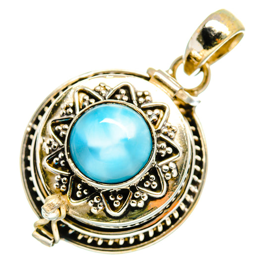 Larimar Pendants handcrafted by Ana Silver Co - PD10418