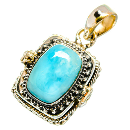 Larimar Pendants handcrafted by Ana Silver Co - PD10420
