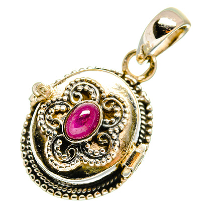 Ruby Pendants handcrafted by Ana Silver Co - PD10422