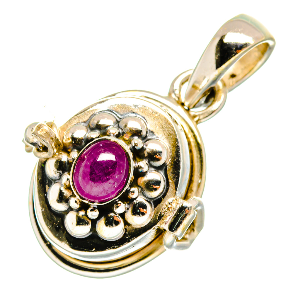 Ruby Pendants handcrafted by Ana Silver Co - PD10423