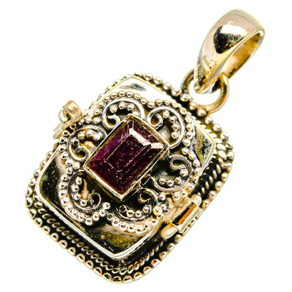 Ruby Pendants handcrafted by Ana Silver Co - PD10429