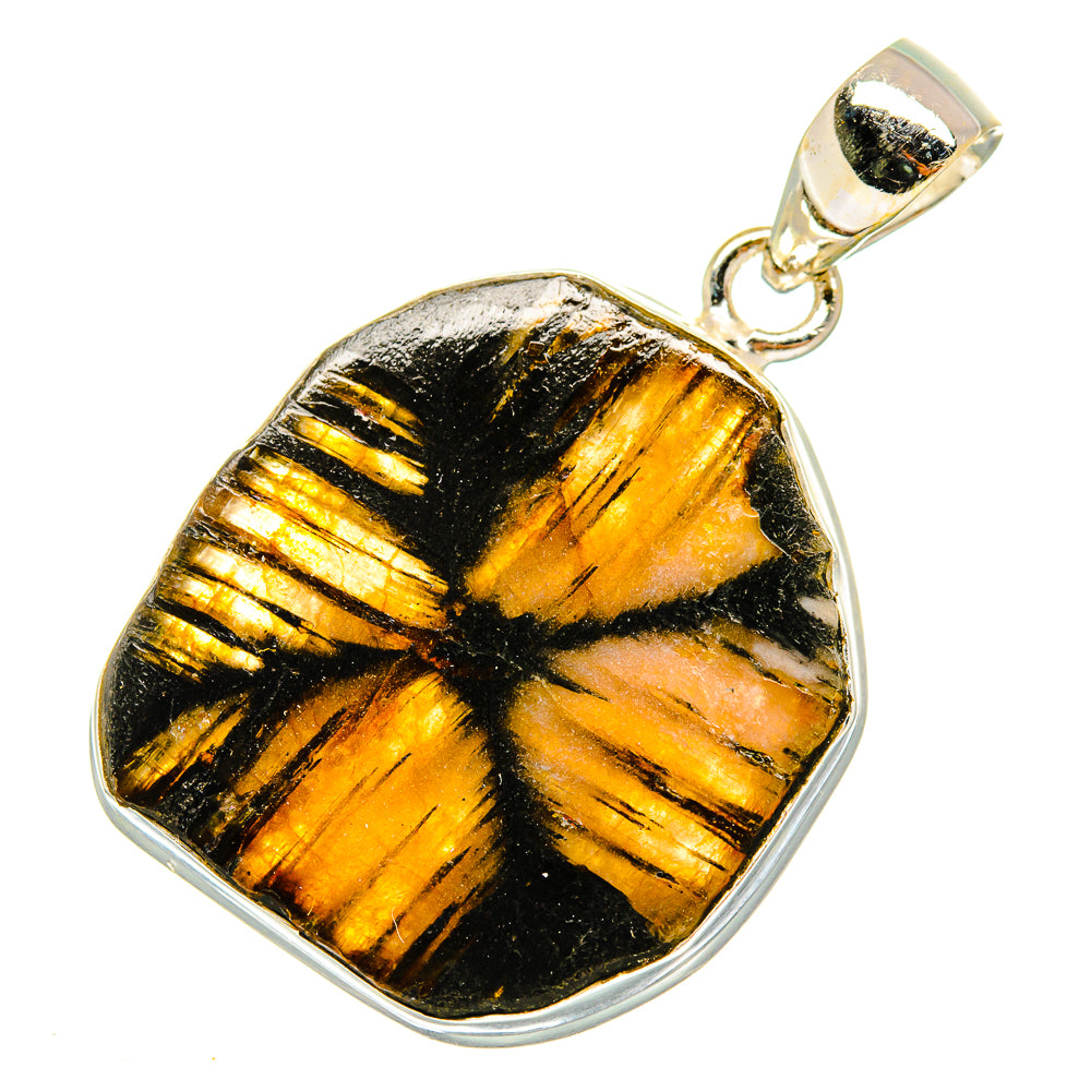 Chiastolite Pendants handcrafted by Ana Silver Co - PD10439