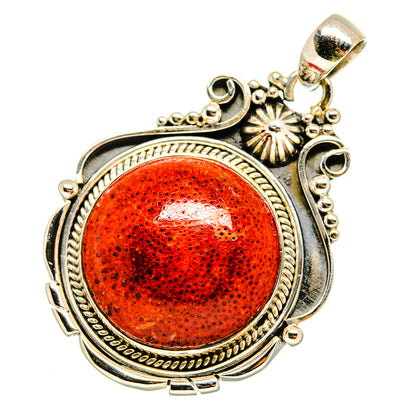 Sponge Coral Pendants handcrafted by Ana Silver Co - PD10451