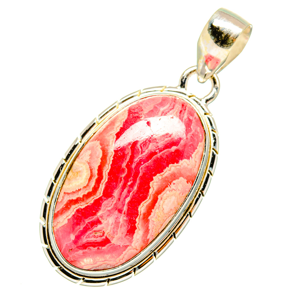 Rhodochrosite Pendants handcrafted by Ana Silver Co - PD10452