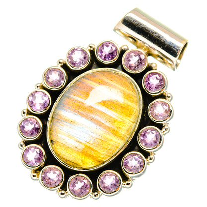 Labradorite Pendants handcrafted by Ana Silver Co - PD10466