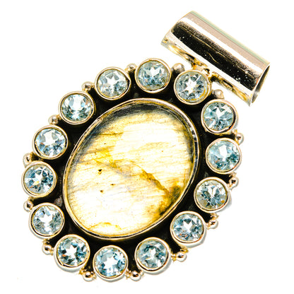 Labradorite Pendants handcrafted by Ana Silver Co - PD10468