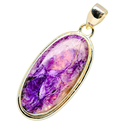Charoite Pendants handcrafted by Ana Silver Co - PD10473