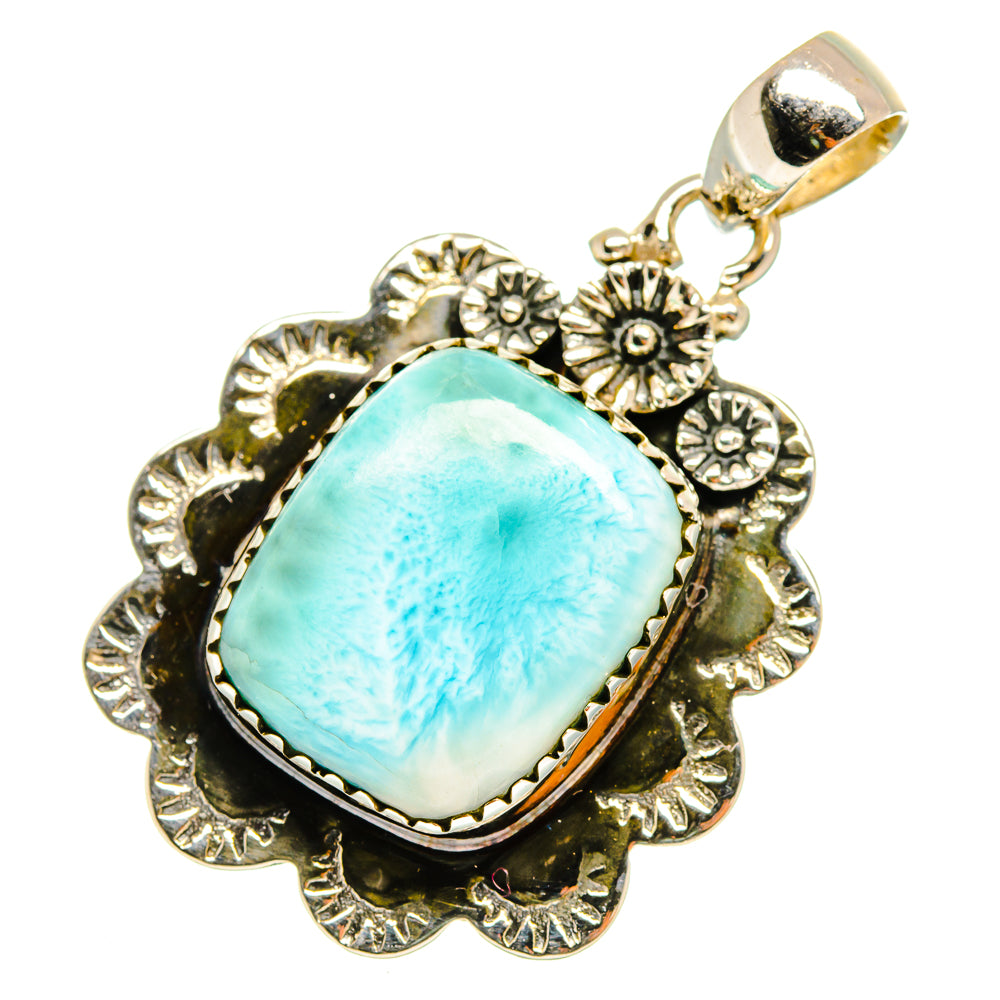 Larimar Pendants handcrafted by Ana Silver Co - PD10480